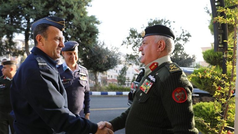 Συνάντηση Αρχηγών ΓΕΑ Ελλάδας-Ιορδανίας