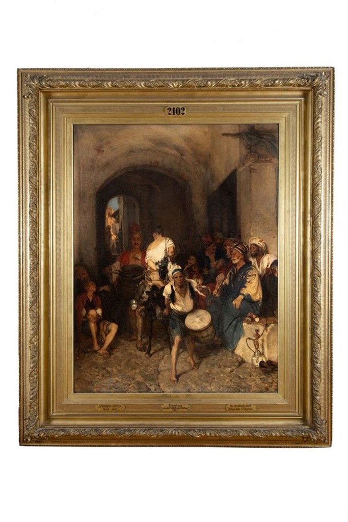 Η τιμωρία του Ορνιθοκλέφτη στην Σμύρνη του Νικολάου Γύζη