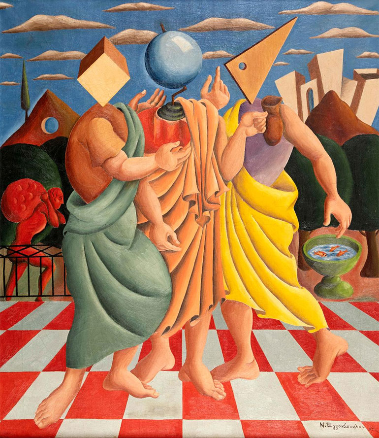 Το έργο Τρεις Φιλόσοφοι του Νίκου Εγγονόπουλου