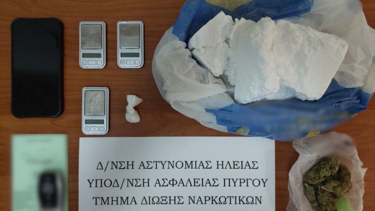 Πύργος: 22χρονος προφυλακίστηκε για διακίνηση ναρκωτικών