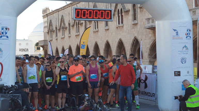 Με σπουδαίες επιδόσεις, ρεκόρ ξένων δρομέων και πλήθος κόσμου ο 8ος Διεθνής Μαραθώνιος Ρόδου