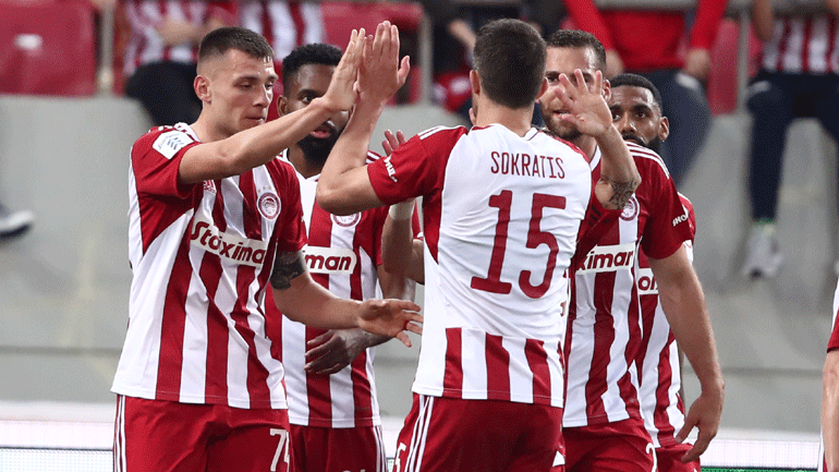 Ευρεία νίκη για τον Ολυμπιακό, 5-0 τον Βόλο