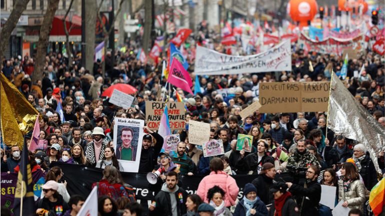 Γαλλία: Εκατοντάδες χιλιάδες αναμένεται να διαδηλώσουν εναντίον της μεταρρύθμισης του συνταξιοδοτικού συστήματος