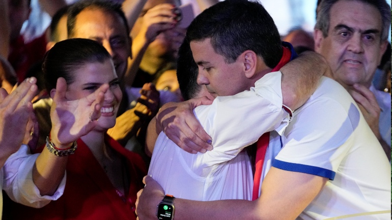 Ο Σαντιάγο Πένια, νέος πρόεδρος της Παραγουάης