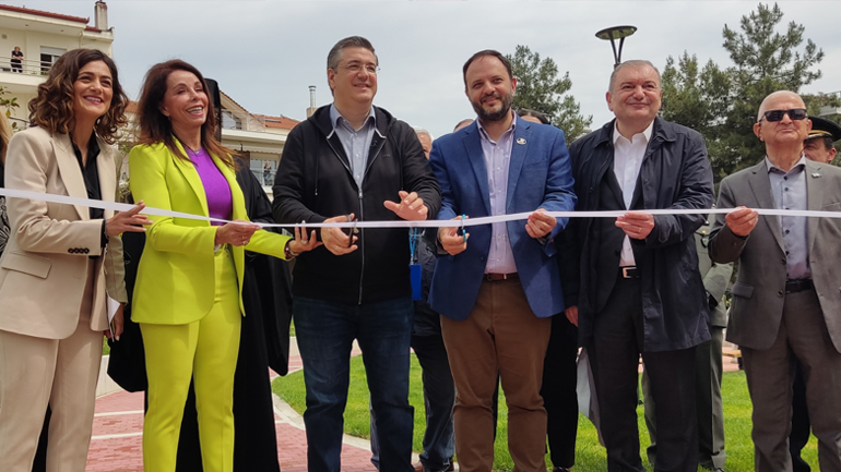 Εγκαινιάστηκε το πάρκο Αιγυπτιάδη στην Καλαμαριά