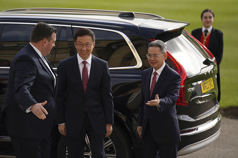 Ο αντιπρόεδρος της Λαϊκής Δημοκρατίας της Κίνας, Han Zheng.