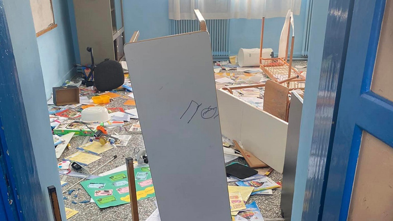 Σέρρες: Άγνωστοι βανδάλισαν το δημοτικό σχολείο Καστανούσας