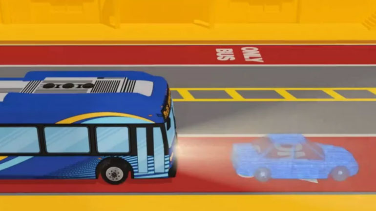 Ειδική κάμερα επιτρέπει στα αστικά λεωφορεία να κόβουν κλήσεις σε όσους έχουν παρκάρει σε λεωφορειολωρίδα