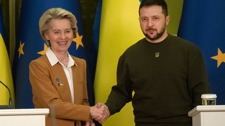 Στο Κίεβο μεταβαίνει την Τρίτη η Ούρσουλα φον ντερ Λάιεν