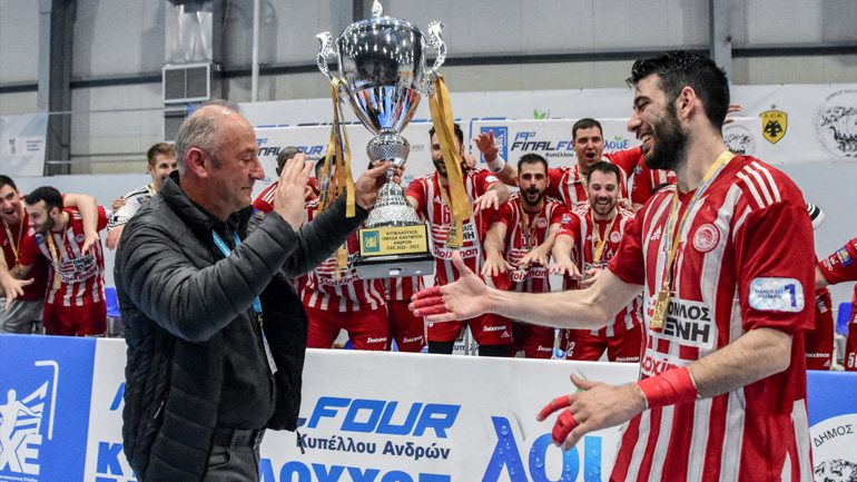 Χάντμπολ: Κατέκτησε το Κύπελλο ο Ολυμπιακός, 28-27 τον ΑΣΕ Δούκα
