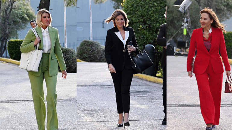Τι φόρεσαν οι κυρίες στο debate των πολιτικών αρχηγών