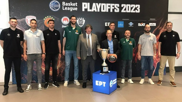H συνέντευξη Τύπου ημιτελικών/τελικών της Basket League
