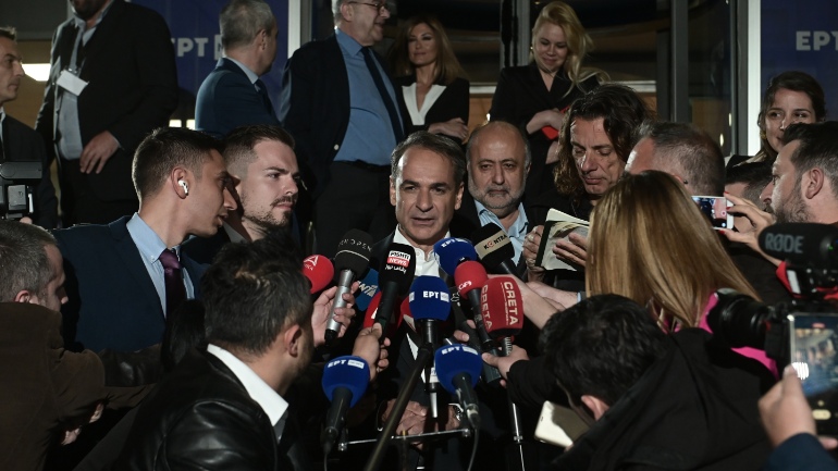 Κυρ. Μητσοτάκης (εξερχόμενος από την ΕΡΤ): Η τελική αξιολόγηση όλων μας εναπόκειται στην κρίση των πολιτών στις εκλογές