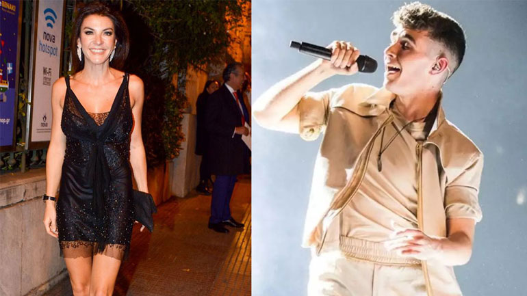 Eurovision 2023: Οι αναρτήσεις της Μαρίνας Βερνίκου την ώρα που ο ανιψιός της Victor Vernicos ήταν στη σκηνή