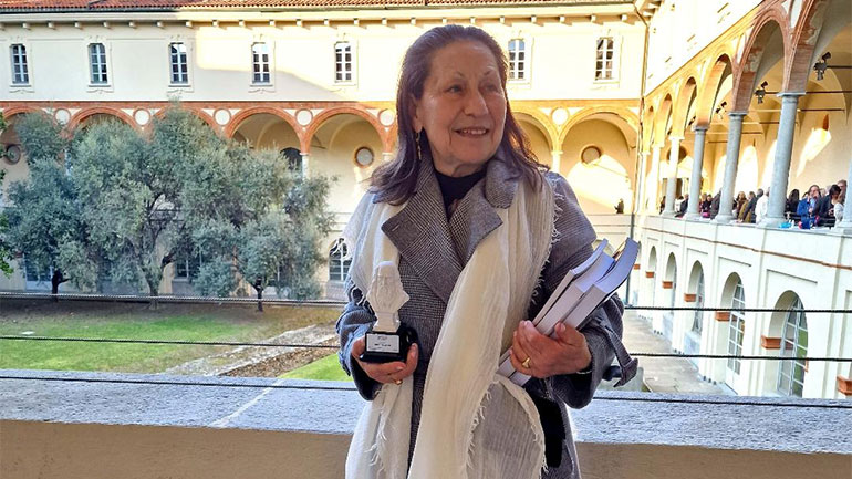 Στη Βίκυ Τσαλαματά δόθηκε το Διεθνές Βραβείο Λεονάρντο Ντα Βίντσι στο Μιλάνο