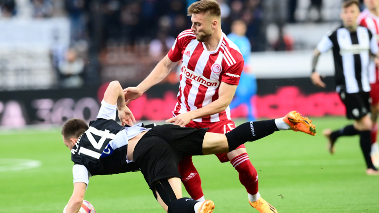 Ο Ολυμπιακός πέρασε νικηφόρα από την Τούμπα και τερμάτισε 3ος στο πρωτάθλημα, 1-0 τον ΠΑΟΚ