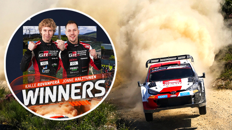 Vodafone Rally de Portugal: Εντυπωσιακή νίκη για τους Rovanpera-Haltunen με το Toyota GR Yaris Rally1