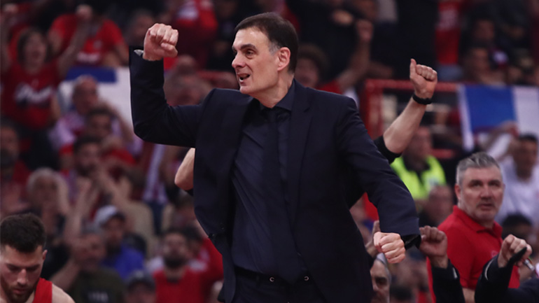 Κορυφαίος προπονητής στην Euroleague για δεύτερη συνεχόμενη σεζόν ο Γιώργος Μπαρτζώκας!