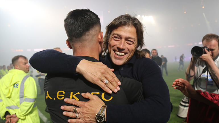 Αλμέιδα: «Είμαι ευγνώμων στον Θεό, στον ιδιοκτήτη του συλλόγου και σε όλους που δουλεύουν για την ΑΕΚ»