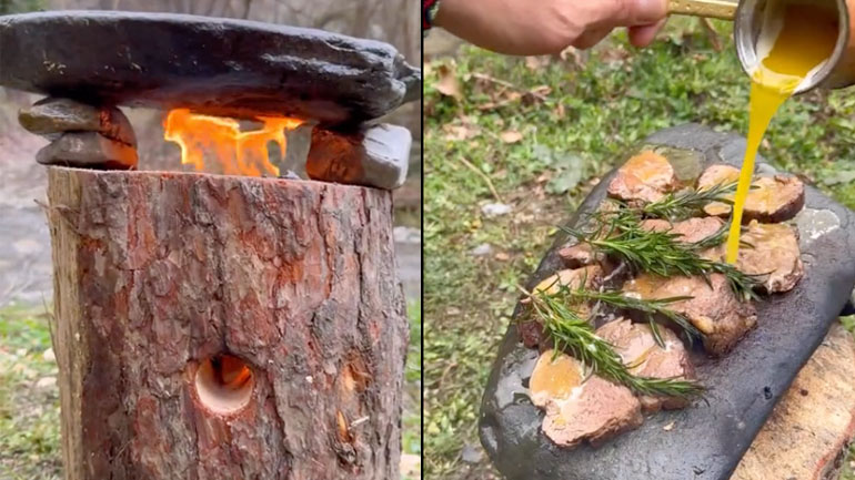 Σεφ ψήνει στη φύση 