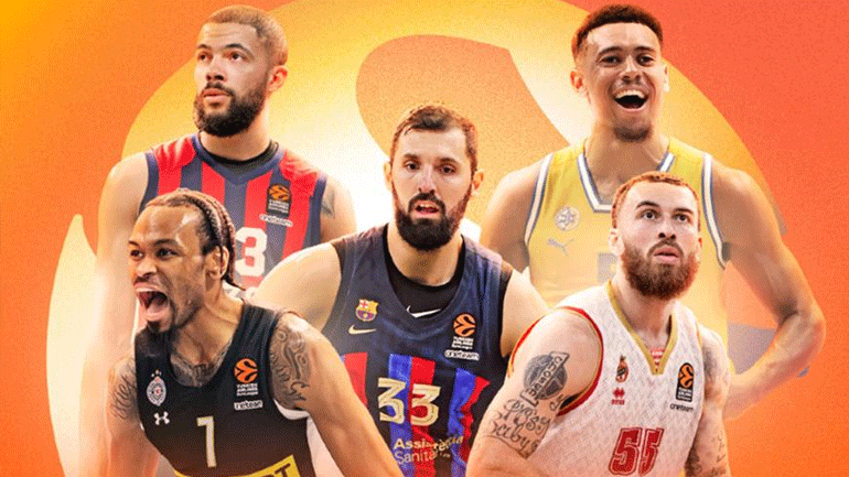 Euroleague: Τρεις «Έλληνες» στη δεύτερη καλύτερη πεντάδα