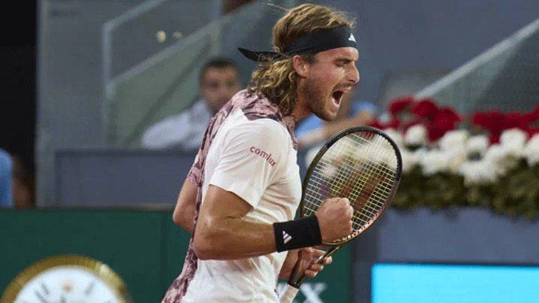 Όπεν Ρώμης: Πέρασε στους «16» ο Τσιτσιπάς, 2-0 τον Σονέγκο