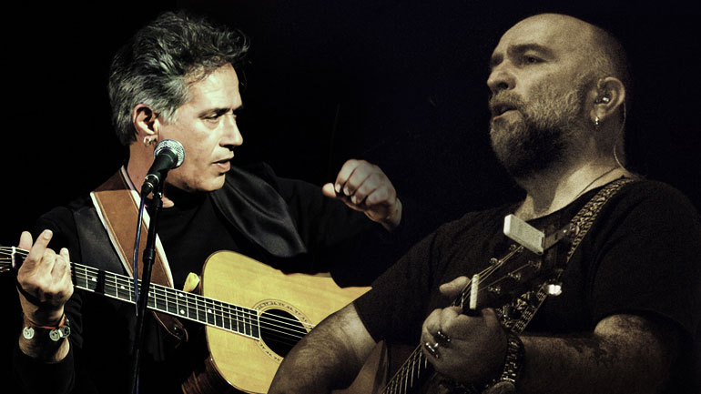 Ο Παντελής Θαλασσινός και ο Μπάμπης Στόκας στο Faliro Summer Theater