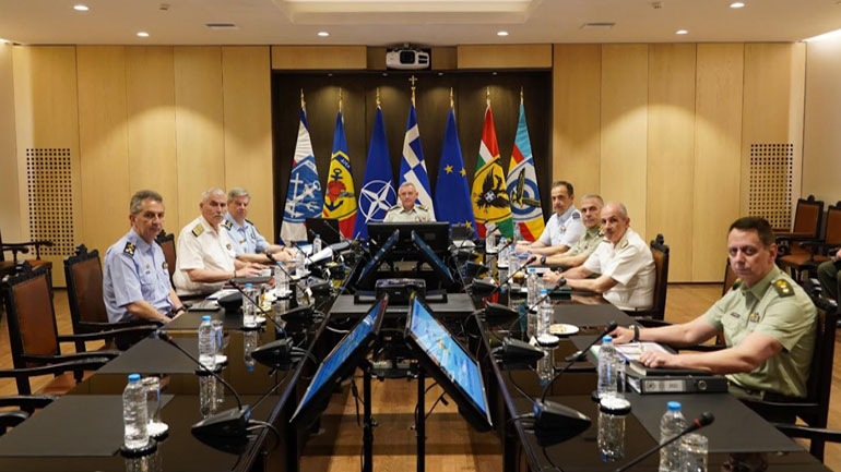 Σύσκεψη αρχηγών των Γενικών Επιτελείων Ενόπλων Δυνάμεων και των Σωμάτων Ασφαλείας