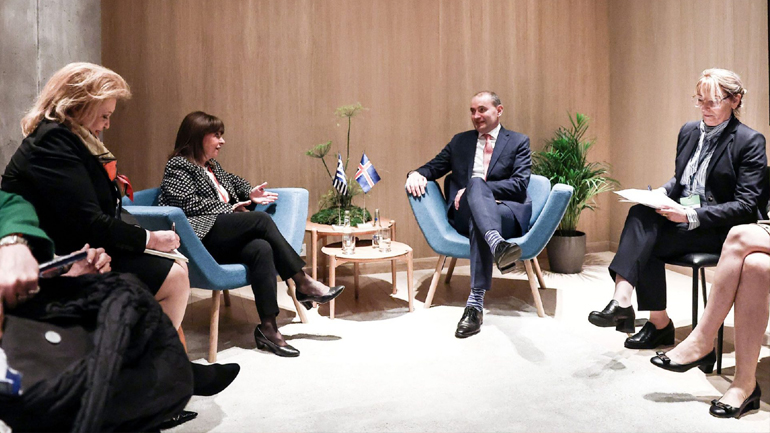 Συμβούλιο της Ευρώπης: Συναντήσεις της Προέδρου της Δημοκρατίας με τους ομολόγους της Ισλανδίας και Φινλανδίας