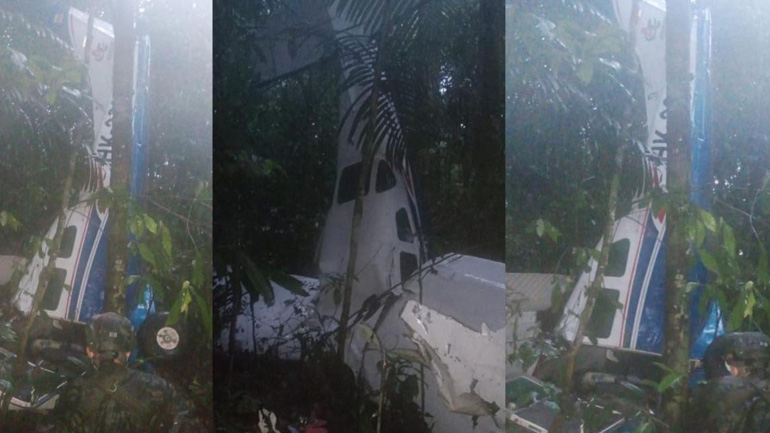 Έξι άνθρωποι χάθηκαν στη ζούγκλα της Κολομβίας μετά τη συντριβή αεροπλάνου