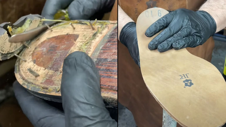 Αλλαγή σόλας σε παπούτσια