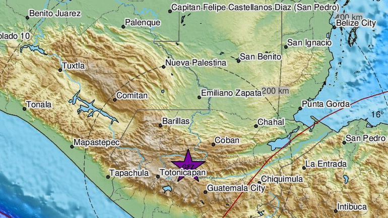 Σεισμική δόνηση 6,1 Ρίχτερ στη Γουατεμάλα