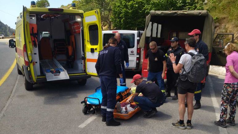 Επιχείρηση διάσωσης 60χρονης τουρίστριας στο φαράγγι της Ίμπρου στα Χανιά