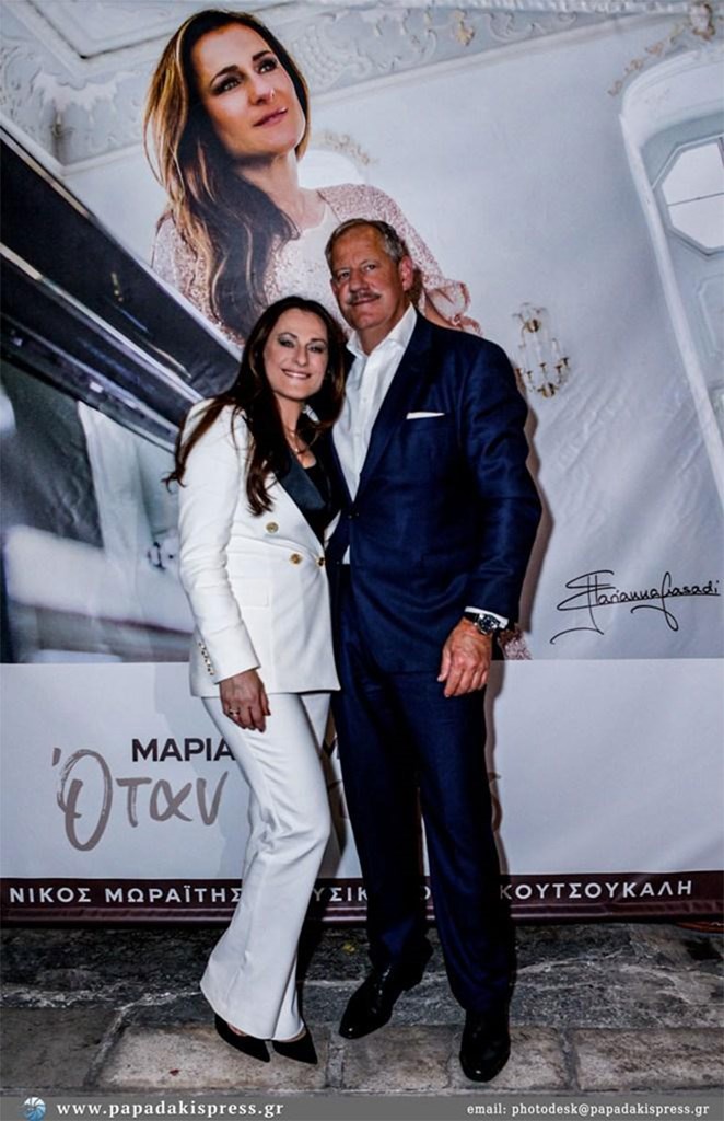 Η Μαριάννα Μασάδη με τον σύζυγο της Ράλφ