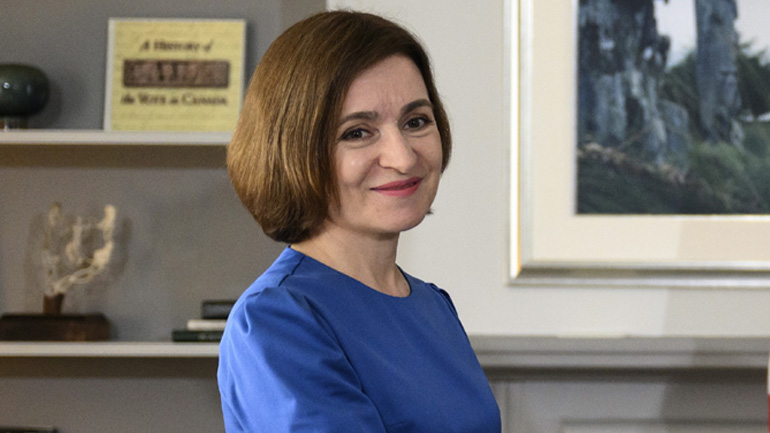 Η Μολδαβία επιθυμεί να ενταχθεί στην Ευρωπαϊκή Ένωση “το συντομότερο δυνατό”, σύμφωνα με την πρόεδρο Σάντου Η Μολδαβία επιθυμεί να ενταχθεί στην Ευρωπαϊκή Ένωση “το συντομότερο δυνατό”, σύμφωνα με την πρόεδρο Σάντου