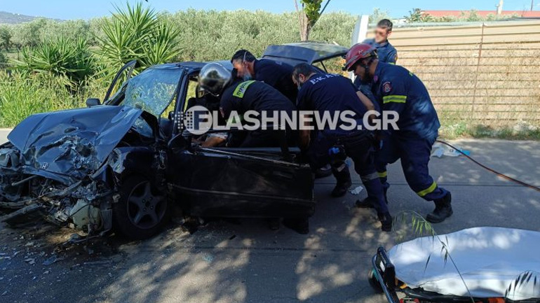 Σοβαρό τροχαίο με δύο τραυματίες στα Χανιά