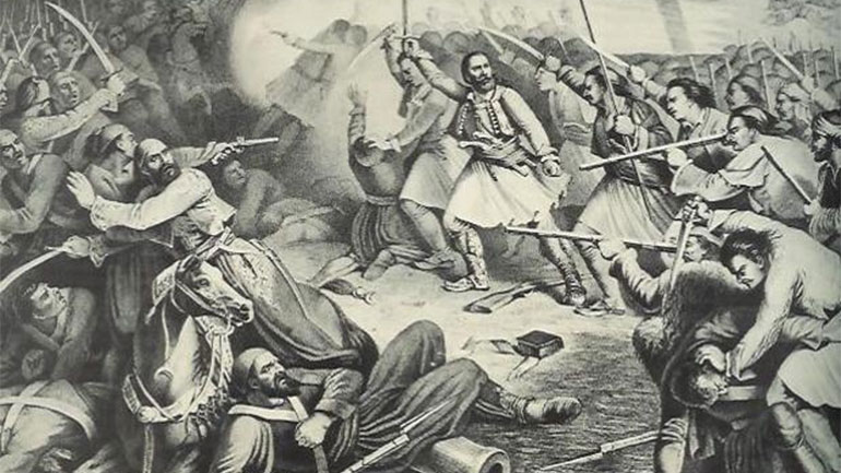 Η Μάχη στο Μανιάκι και ο θάνατος του Παπαφλέσσα