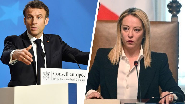 Συνάντηση Μακρόν με Μελόνι στο περιθώριο της συνόδου κορυφής G7, μετά την ένταση για το μεταναστευτικό