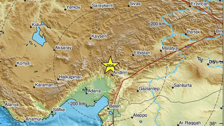 Σεισμός 4,8 Ρίχτερ στα Άδανα