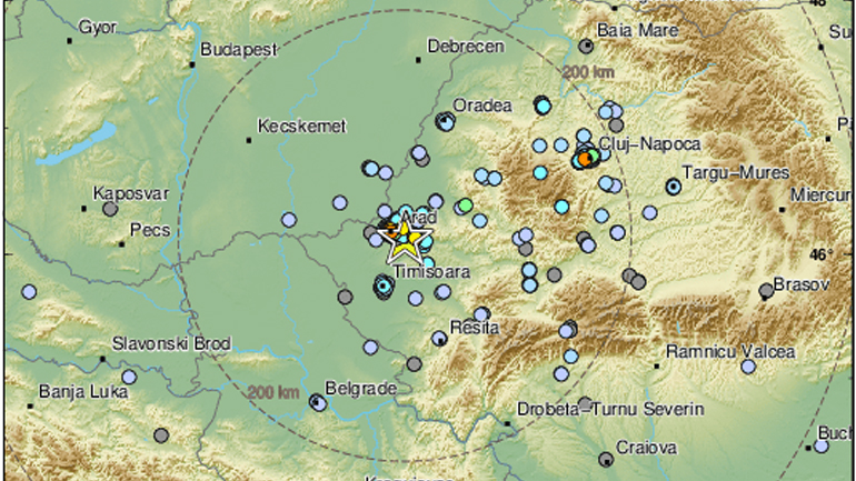 Σεισμός 4,6 Ρίχτερ στη Ρουμανία