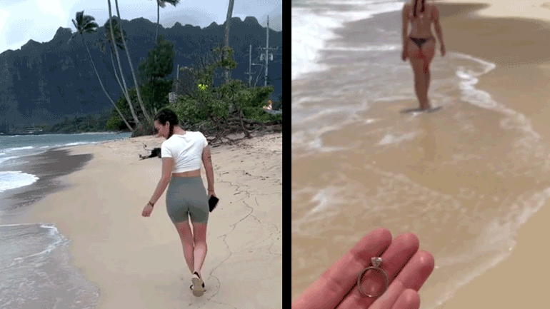 Περίμενε την κατάλληλη στιγμή να κάνει την πρόταση γάμου