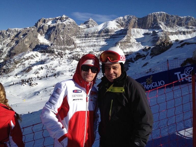 Το 2013 "αντίπαλοι" σε αγώνα σκι!