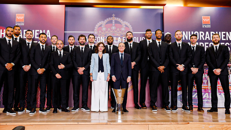 Euroleague: Υποδοχή ηρώων από τους Μαδριλένους στην πρωταθλήτρια Ευρώπης Ρεάλ