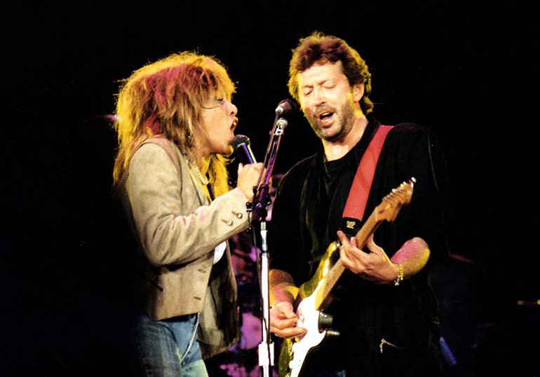 Με τον Eric Clapton
