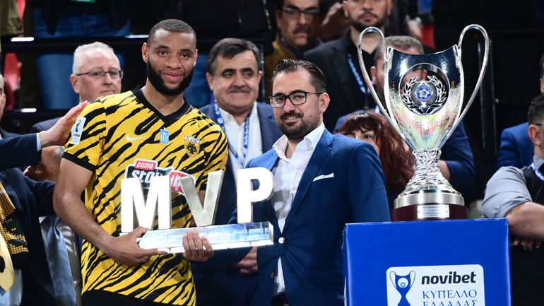 MVP του τελικού Κυπέλλου ο Μουκουντί!