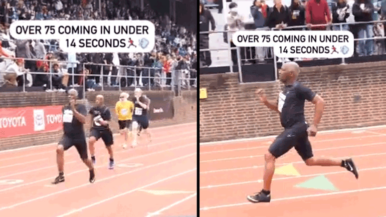 Ένας 75χρονος τρέχει τα 100 μέτρα σε 14 δευτερόλεπτα