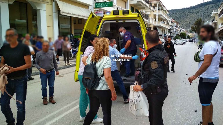 Σοβαρό τροχαίο στο Ναύπλιο: Γυναίκα παρασύρθηκε από μηχανή μεγάλου κυβισμού