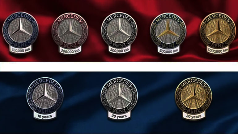 Τα “μετάλλια” που χαρίζει η Mercedes στους πιστούς οδηγούς και το απίθανο ρεκόρ ενός Έλληνα