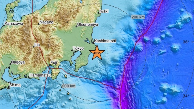 Σεισμός 6,1 Ρίχτερ στην Ιαπωνία