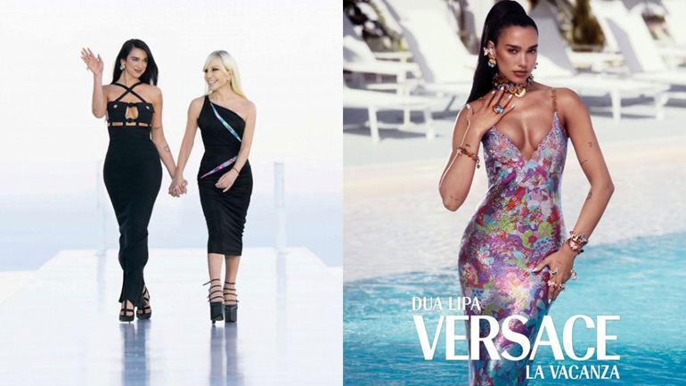 Dua Lipa και Donatella Versace παρουσίασαν στις Κάννες την πρώτη τους συλλογή!